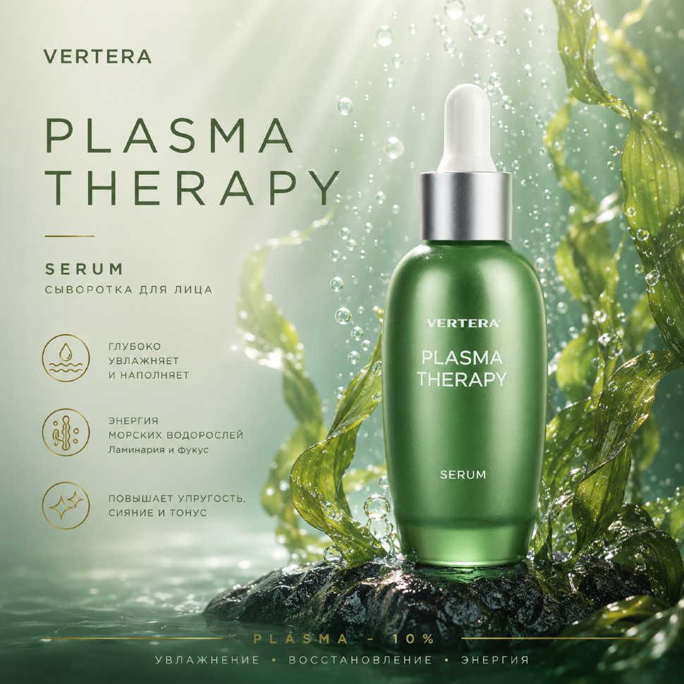Сыворотка для лица «PLASMA THERAPY» — VerteraWorld
